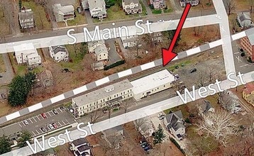 45 West St, New Milford, CT - Aerial  map view