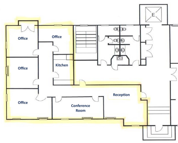 100 Main St, Concord, MA à louer - Plan d  tage - Image 2 de 9