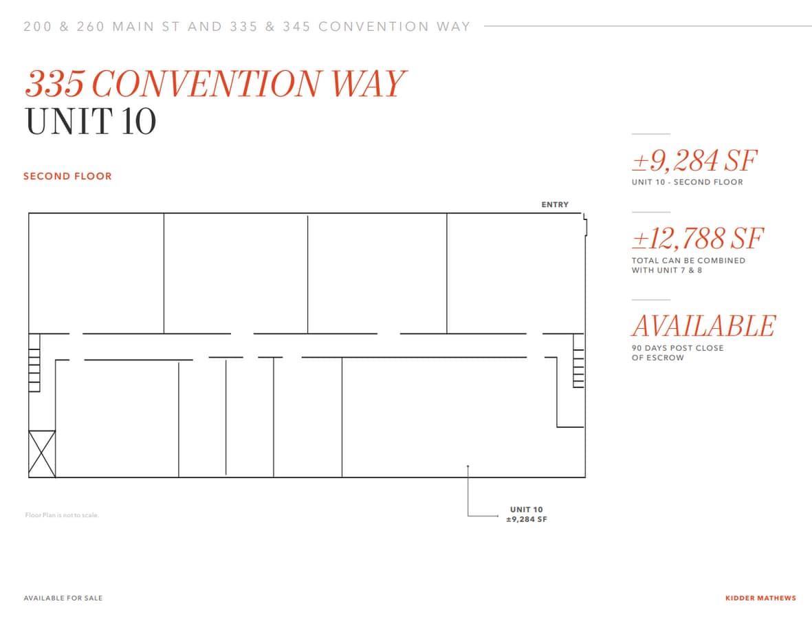 335 Convention Way, Redwood City, CA 94063 - Unit 10 - - Floor Plan - Image 1 of 1