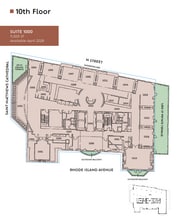 1717 Rhode Island Ave NW, Washington, DC for lease Floor Plan- Image 1 of 1