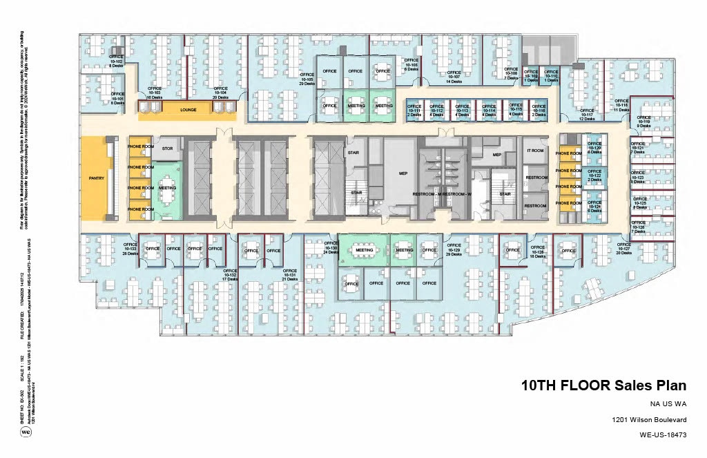 1201 Wilson Blvd, Arlington, VA for lease Floor Plan- Image 1 of 1