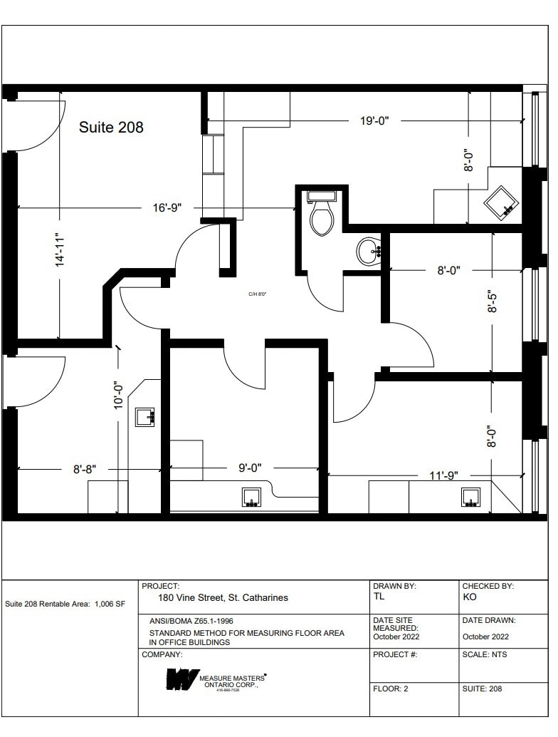 180 Vine St S, St Catharines, ON for lease Floor Plan- Image 1 of 1