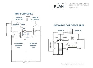 7920 Arjons Dr, San Diego, CA for lease Floor Plan- Image 1 of 1