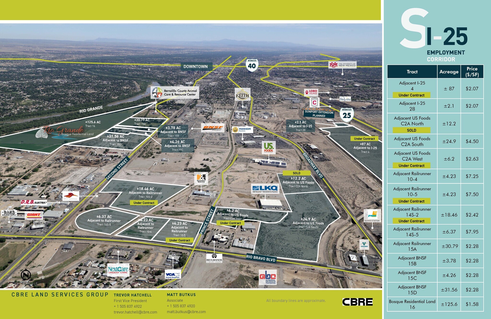 25 Interstate, Albuquerque, NM for sale Aerial- Image 1 of 8