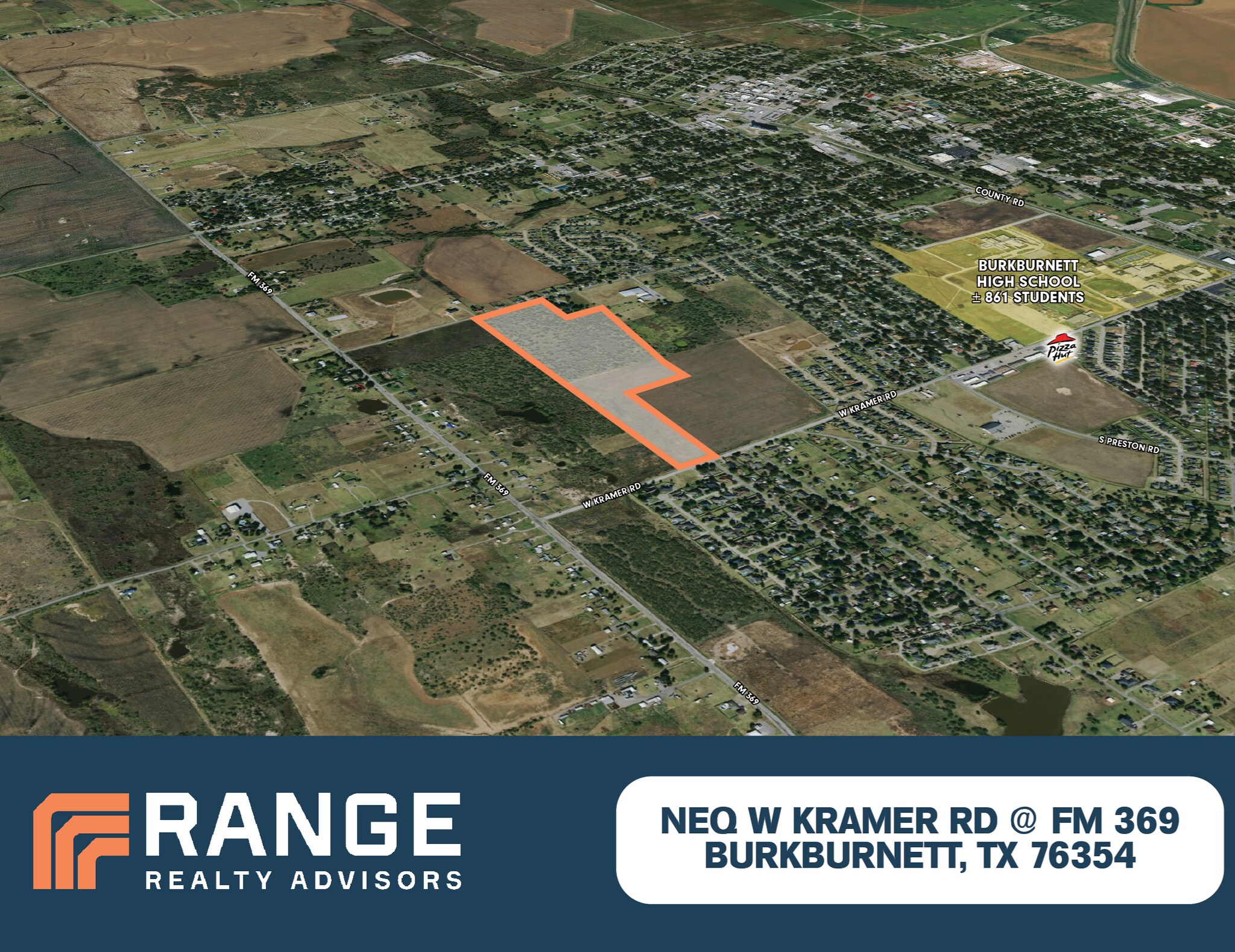 W Kramer rd, Burkburnett, TX à vendre Aérien- Image 1 de 2