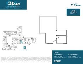 1930 S Alma School Rd, Mesa, AZ for lease Floor Plan- Image 1 of 8