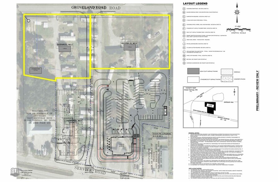 3417 Bienville Blvd, Ocean Springs, MS à vendre - Plan de site - Image 3 de 3