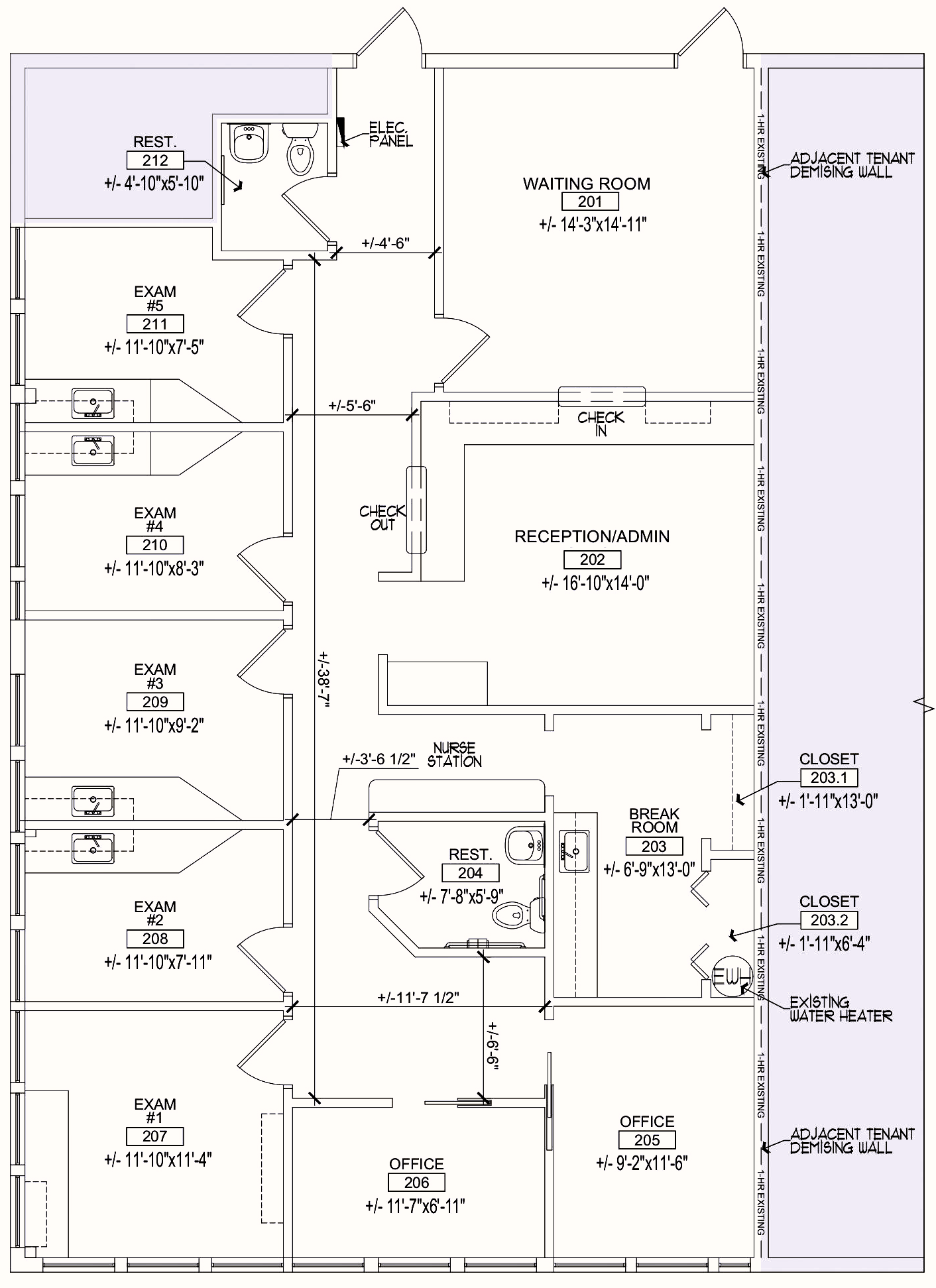 2828 S Seacrest Blvd, Boynton Beach, FL à louer Plan d’étage- Image 1 de 1