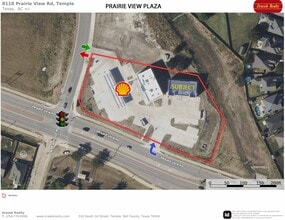8118 Prairie View Rd, Temple, TX - Aérien Vue de la carte - Image1