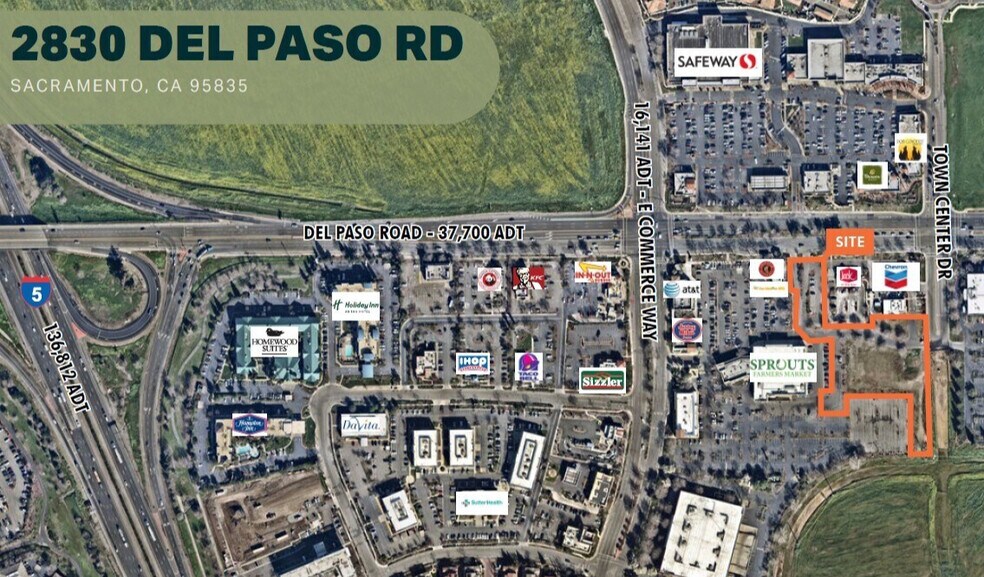2830 Del Paso Rd, Sacramento, CA à vendre - Photo du bâtiment - Image 1 de 1