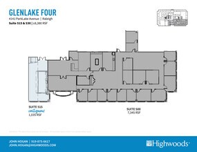 4141 Parklake Ave, Raleigh, NC for lease Floor Plan- Image 1 of 2