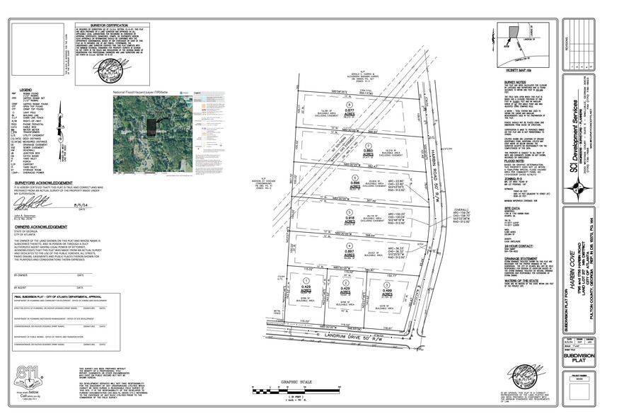 1795 Harbin Rd SW, Atlanta, GA à vendre - Plan de site - Image 2 de 7