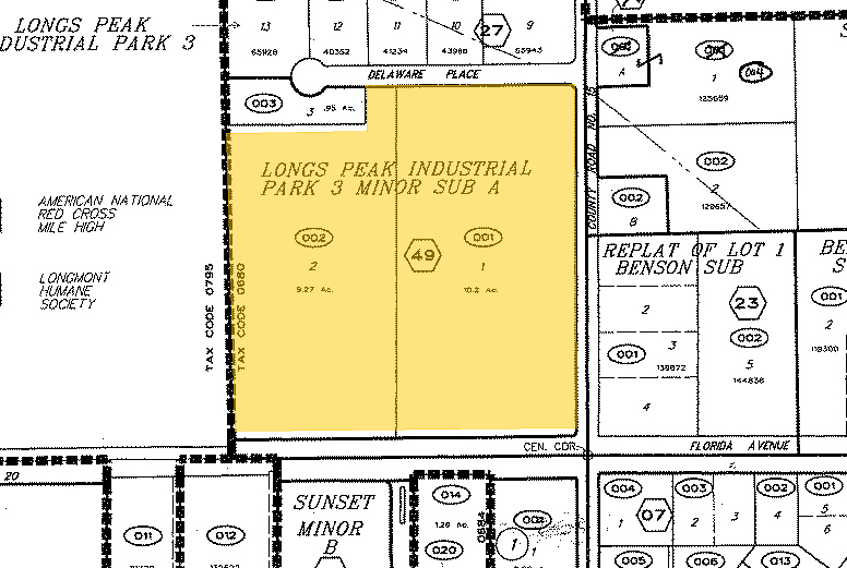 1880 Industrial Cir, Longmont, CO à louer - Plan cadastral - Image 2 de 6