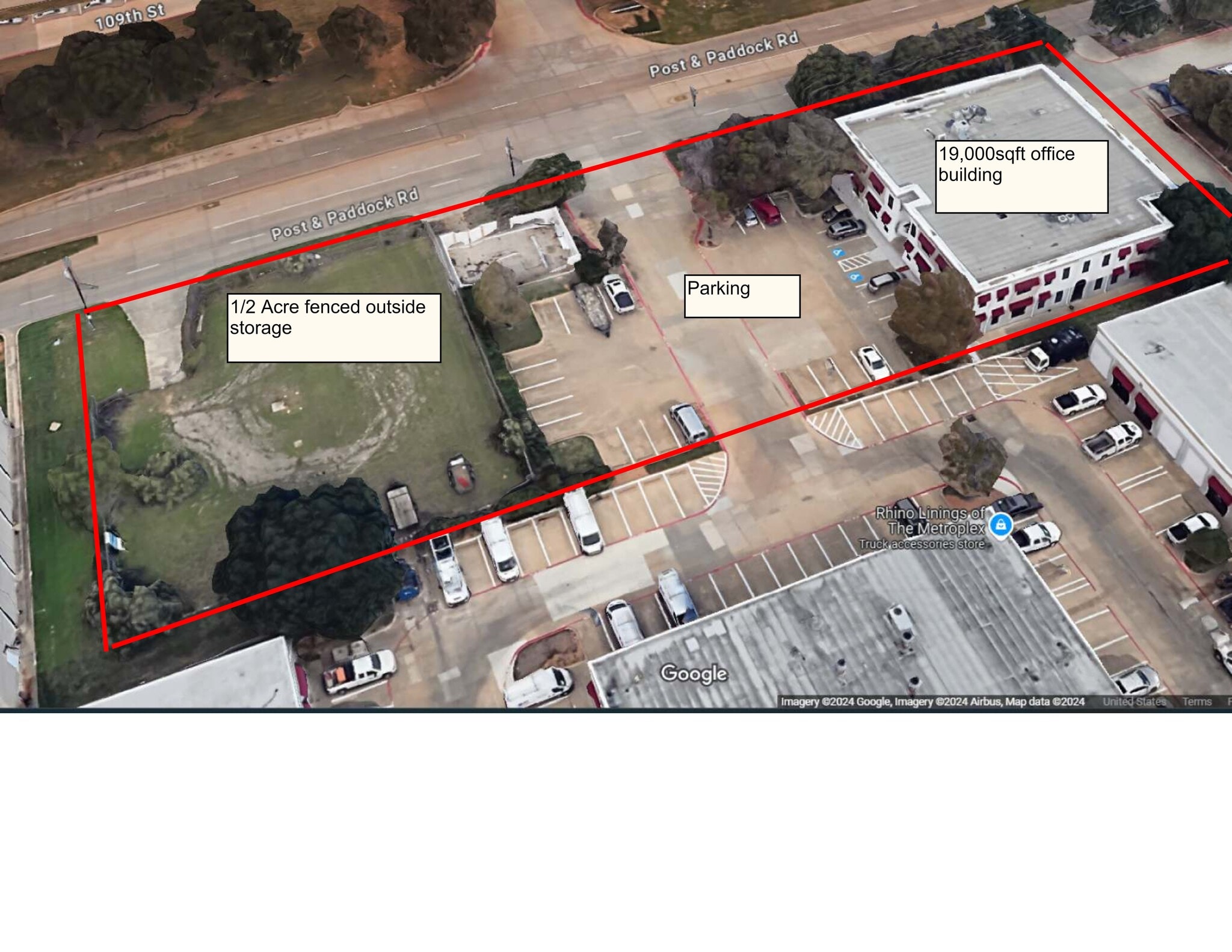 1050 Post And Paddock St, Grand Prairie, TX à louer Plan de site- Image 1 de 10