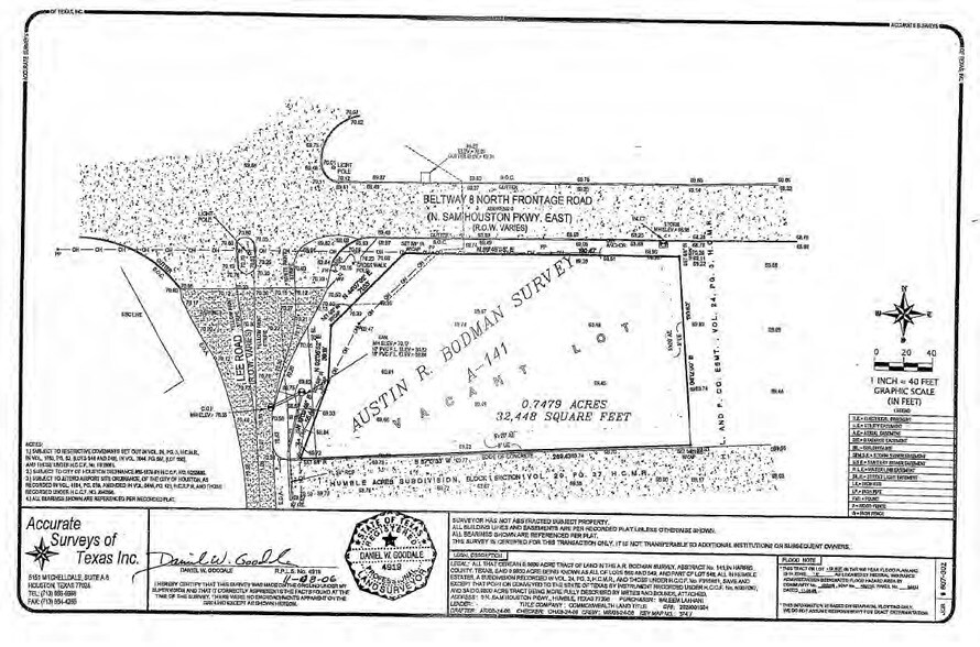 5828 N Sam Houston Pky, Humble, TX à vendre - Plan cadastral - Image 3 de 6