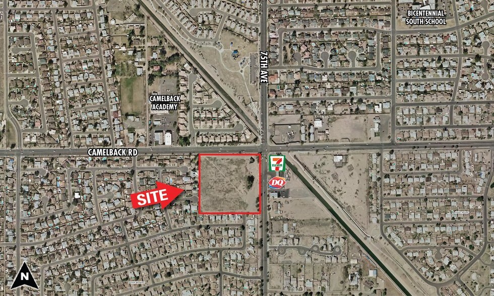 SWC 75th & Camelback Ave, Phoenix, AZ for lease - Building Photo - Image 1 of 2