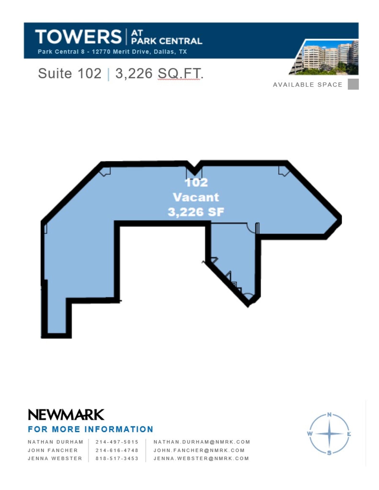 12750 Merit Dr, Dallas, TX à louer Plan de site- Image 1 de 2