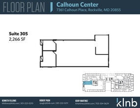 7361 Calhoun Pl, Rockville, MD à louer Plan d’étage- Image 1 de 4