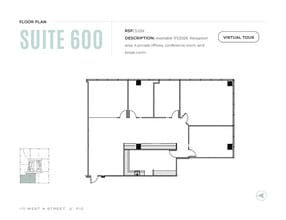 110 W A St, San Diego, CA à louer Plan d’étage- Image 1 de 1