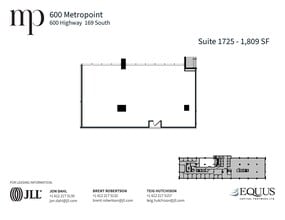 600 Highway 169 S, Saint Louis Park, MN à louer Plan d’étage- Image 1 de 1