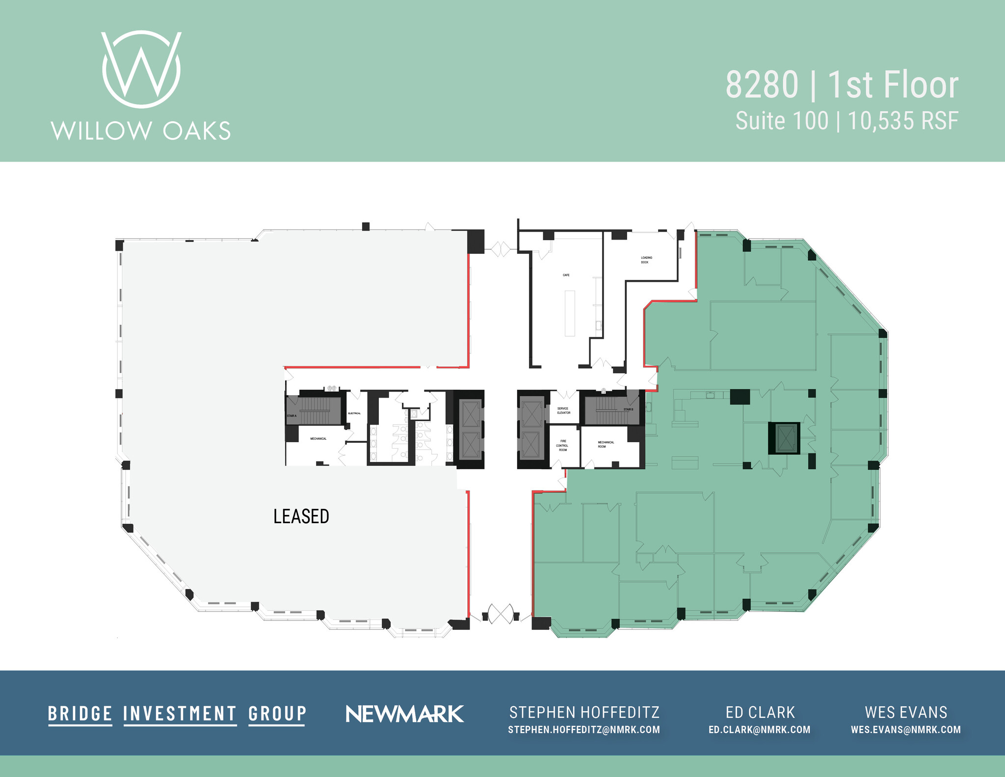 8260-8280 Willow Oaks Corporate Dr, Fairfax, VA à louer Plan d  tage- Image 1 de 1