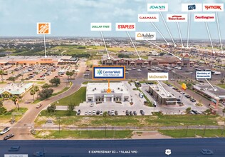 1201 Expressway 83, McAllen, TX - Aérien Vue de la carte - Image1