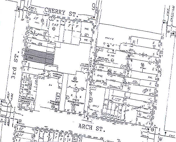 115-117 N 3rd St, Philadelphia, PA à louer - Plan cadastral - Image 3 de 3