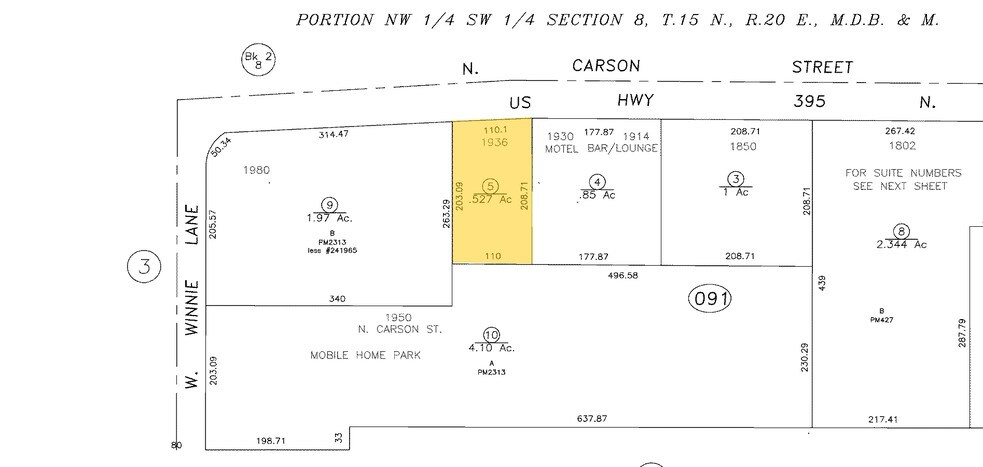 1936 N Carson St, Carson City, NV à louer - Plan cadastral - Image 3 de 12