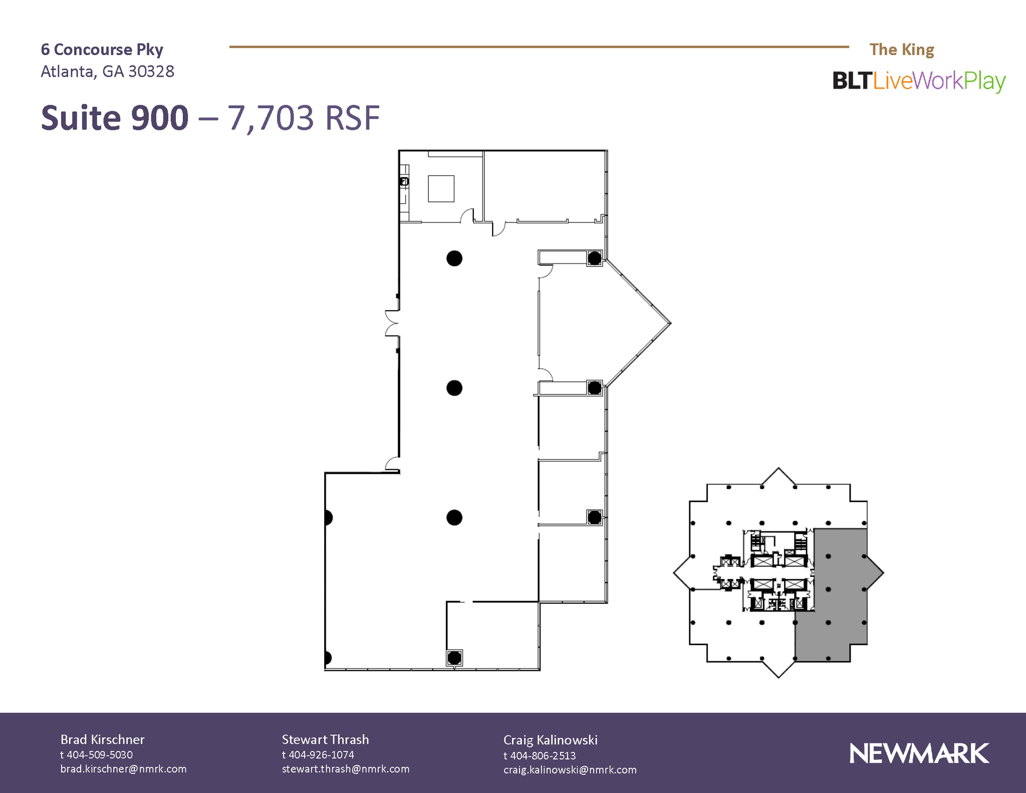 6 Concourse Pky NE, Atlanta, GA for lease Floor Plan- Image 1 of 1