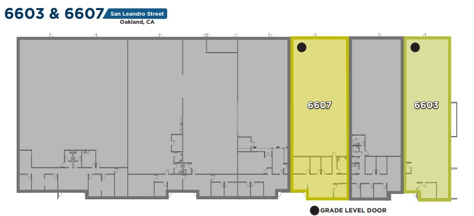 6603-6617 San Leandro St, Oakland, CA à louer Plan d  tage- Image 1 de 1