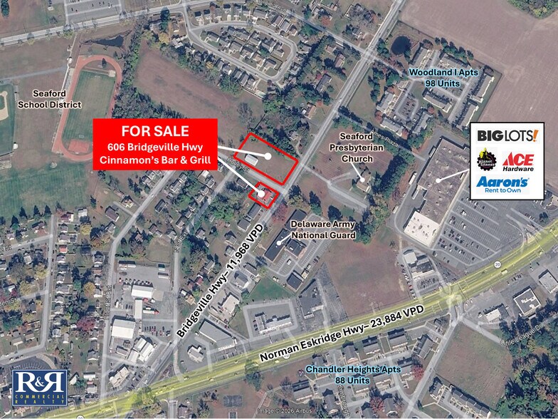 Bridgeville Hwy Portfolio portfolio of 2 properties for sale on LoopNet.ca - Aerial - Image 2 of 3