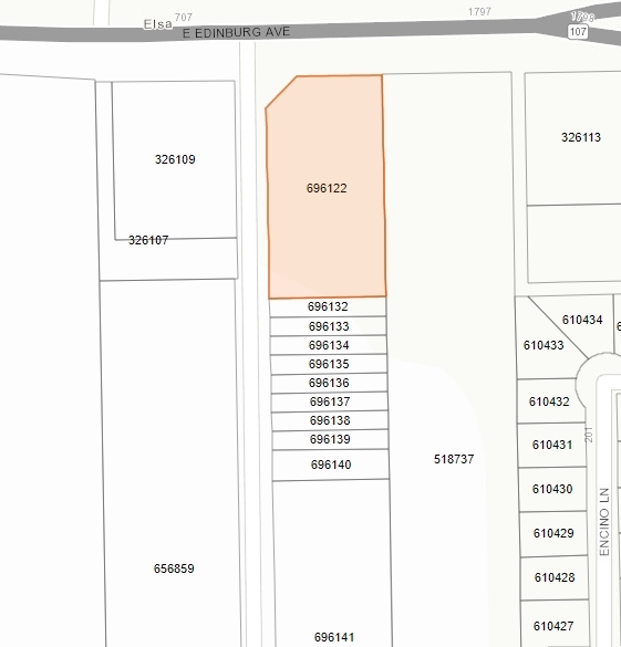 720 E Edinburg Ave, Edcouch, TX for lease - Plat Map - Image 2 of 6