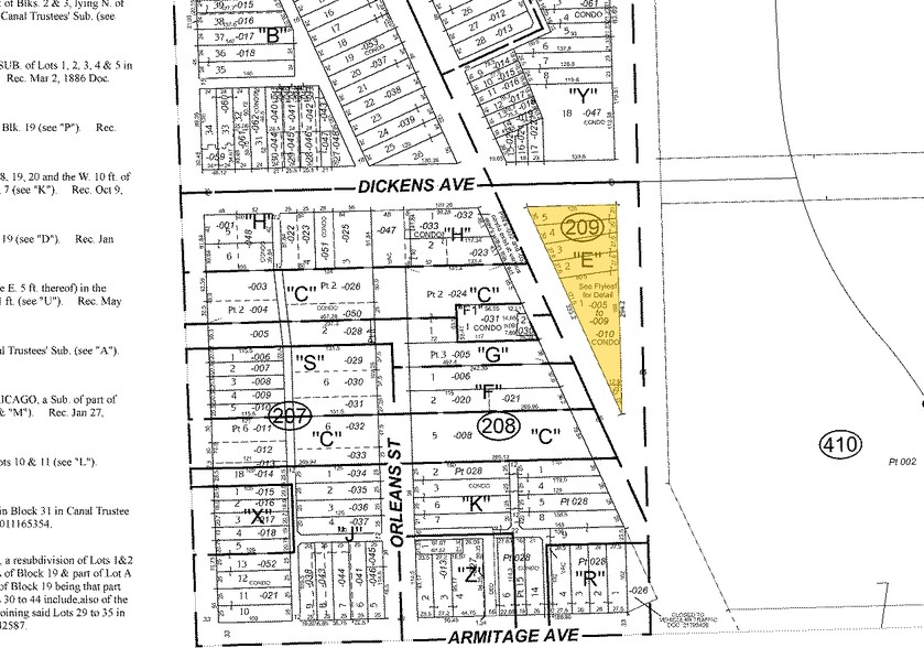 2000 N Lincoln Park W, Chicago, IL for lease - Plat Map - Image 2 of 9