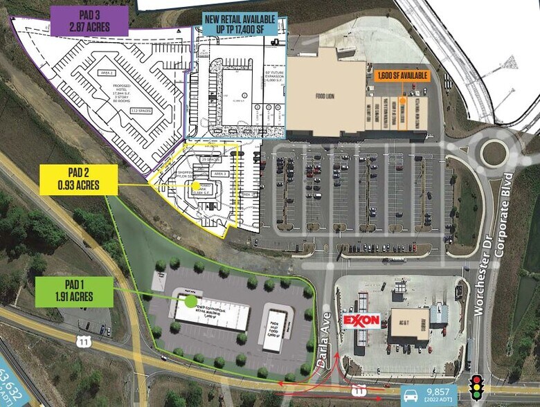 44-78 Worchester Dr, Falling Waters, WV for lease - Site Plan - Image 2 of 8