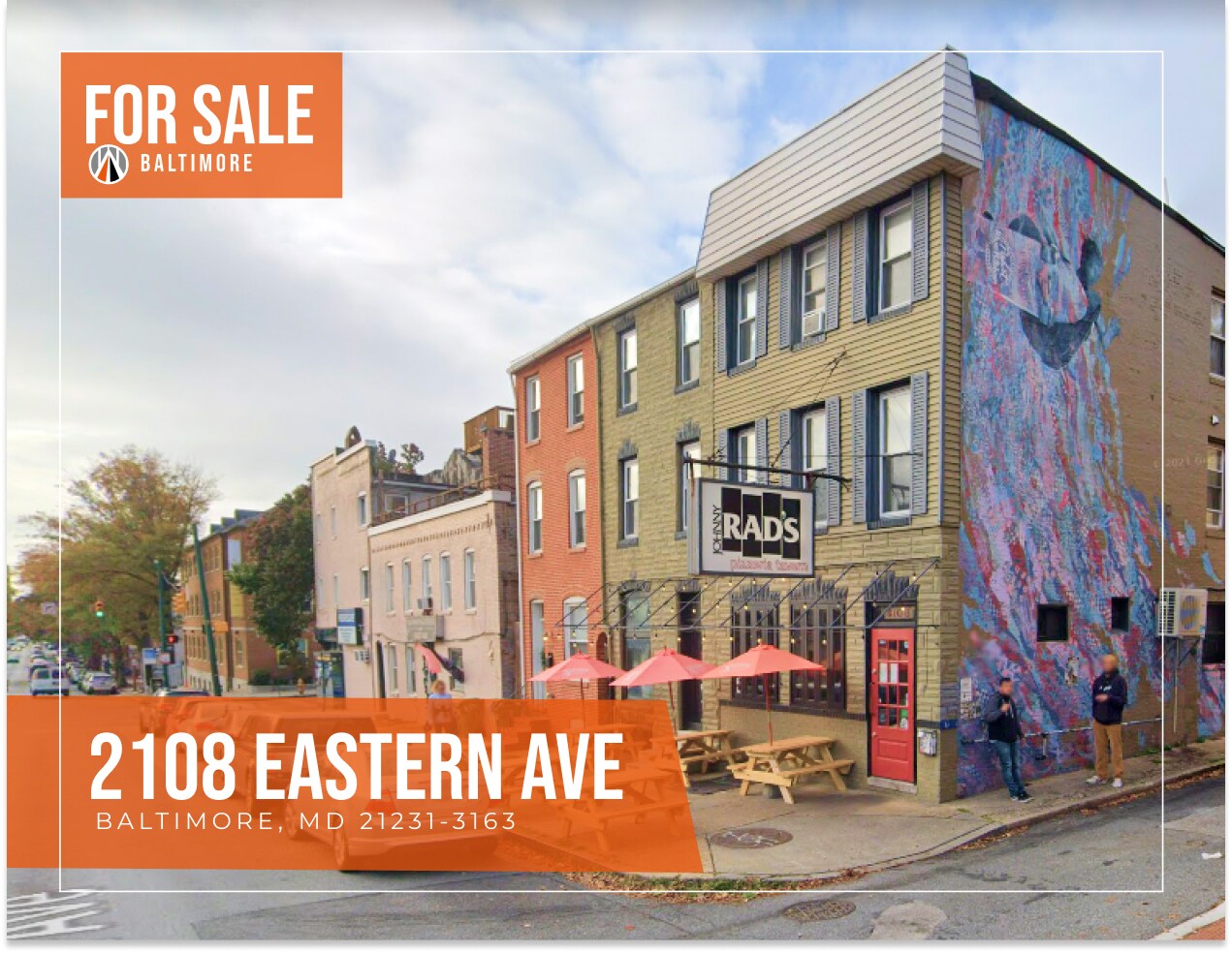 2106-2108 Eastern Ave, Baltimore, MD à vendre Photo du bâtiment- Image 1 de 9