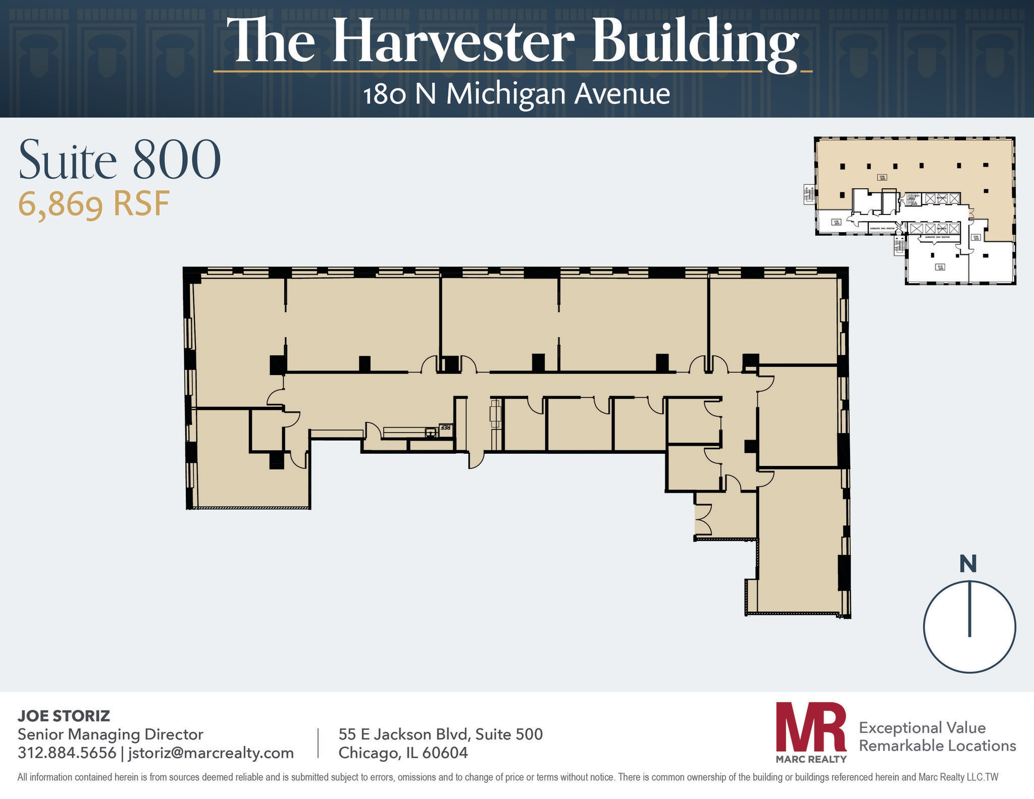 180 N Michigan Ave, Chicago, IL for lease Floor Plan- Image 1 of 12