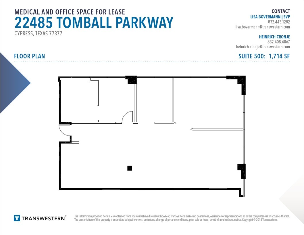 22485 Tomball Pky, Houston, TX for lease Floor Plan- Image 1 of 1