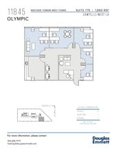 11845 W Olympic Blvd, Los Angeles, CA à louer Plan d’étage- Image 1 de 1