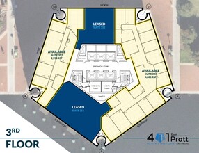 401 E Pratt St, Baltimore, MD for lease Floor Plan- Image 1 of 2