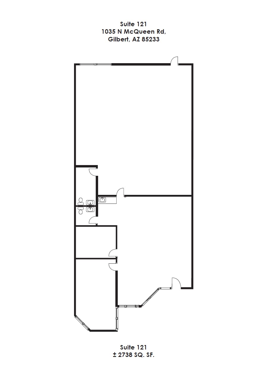 1035 N McQueen Rd, Gilbert, AZ à louer Plan d’étage- Image 1 de 1
