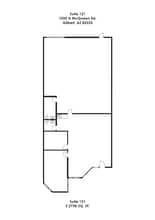 1035 N McQueen Rd, Gilbert, AZ à louer Plan d’étage- Image 1 de 1