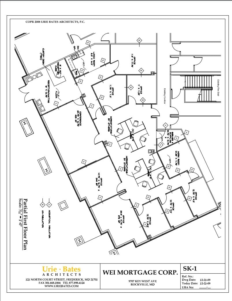 9707 Key West Ave, Rockville, MD for lease Floor Plan- Image 1 of 1