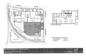 1050 Arthur Ave, Elk Grove Village, IL for lease Site Plan- Image 1 of 1