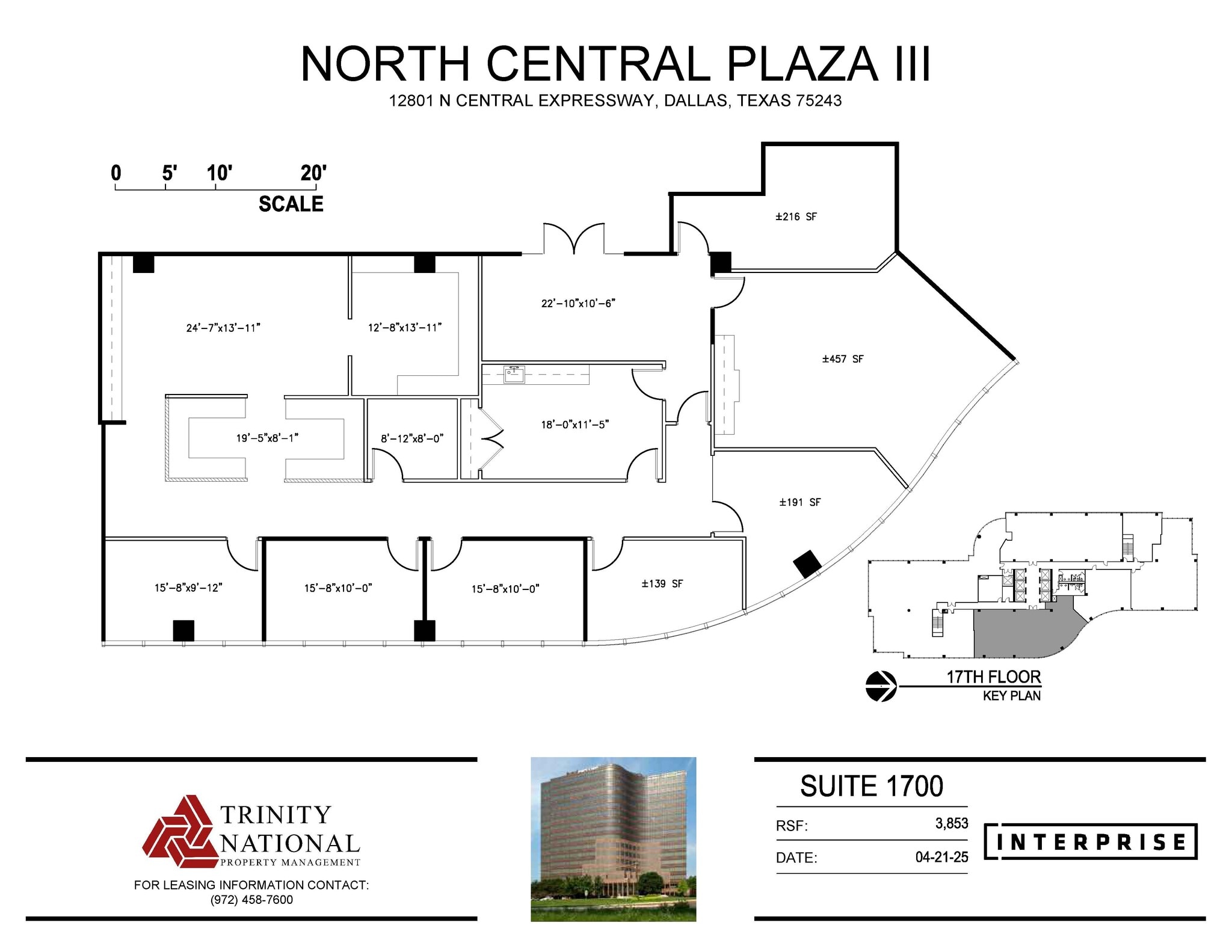 12801 N Central Expy, Dallas, TX for lease Floor Plan- Image 1 of 1