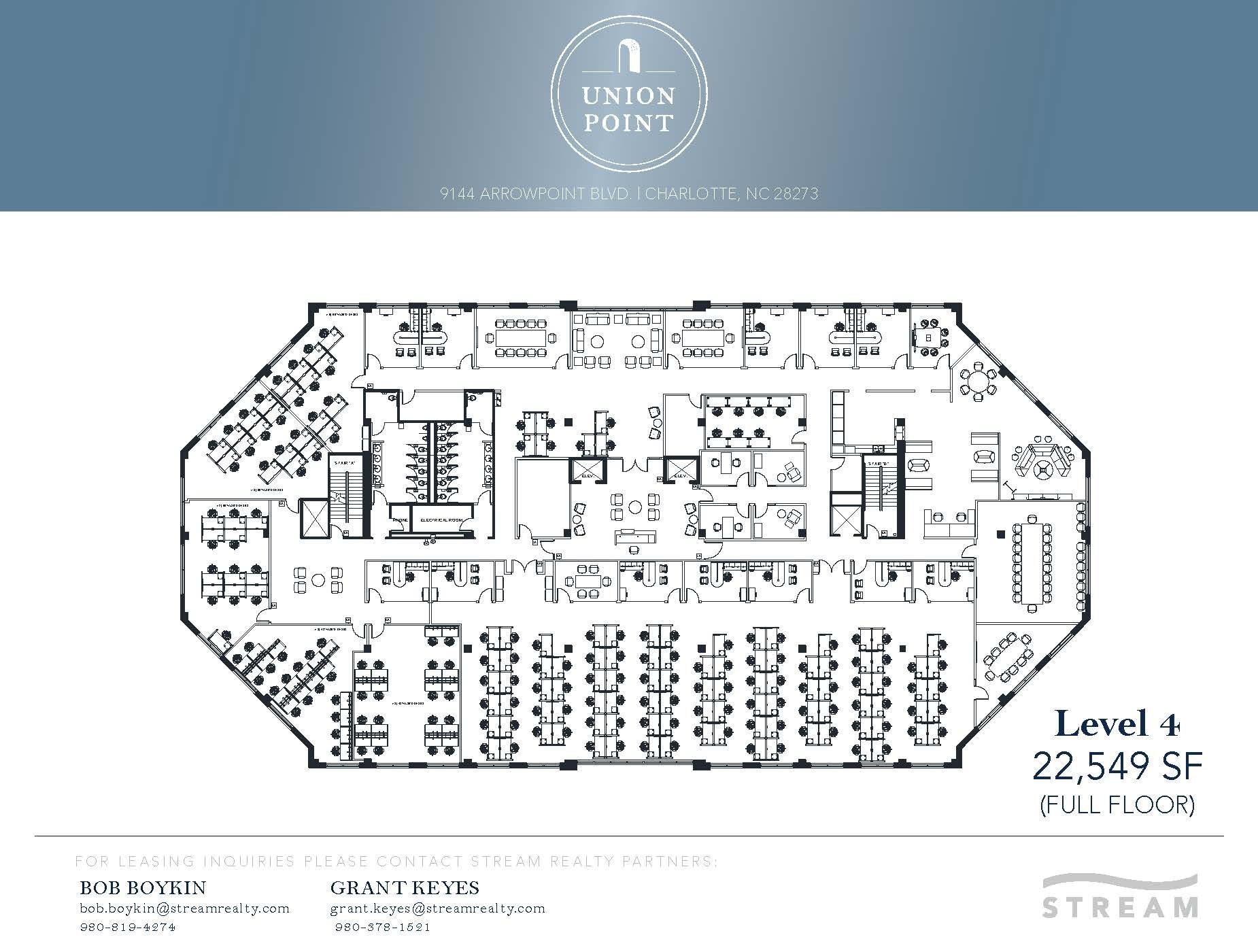 9144 Arrowpoint Blvd, Charlotte, NC for lease Floor Plan- Image 1 of 1