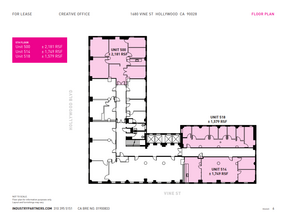 1680 N Vine St, Hollywood, CA for lease Floor Plan- Image 1 of 1