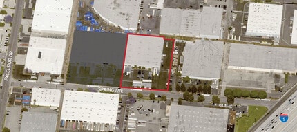 15160-15304 Spring Ave, Santa Fe Springs, CA - AERIAL  map view