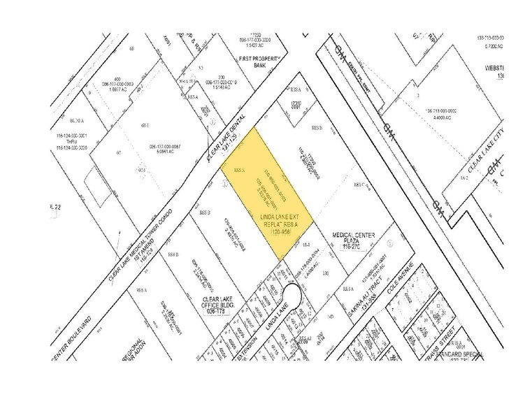 253 Medical Center Blvd, Webster, TX for lease - Plat Map - Image 2 of 8