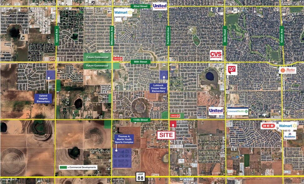 S.E. Corner Of Frankford & 114th St., Lubbock, TX à vendre - Photo du bâtiment - Image 3 de 3