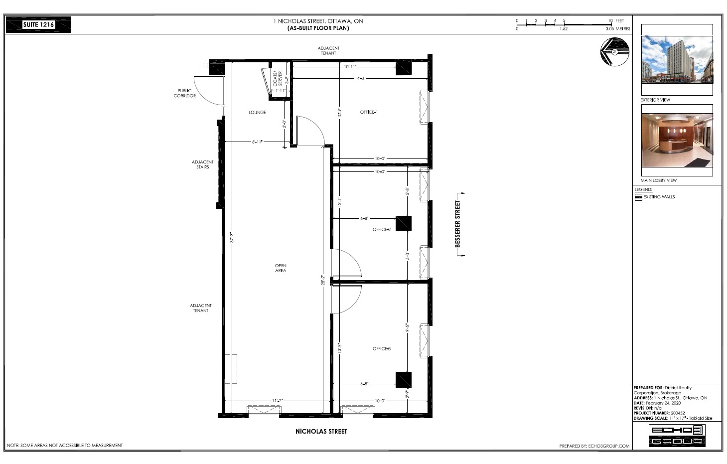 1-5 Nicholas St, Ottawa, ON à louer Plan d  tage- Image 1 de 2